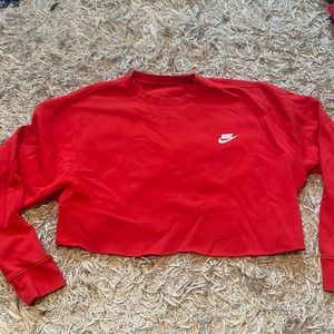 Nike cropped sweatshirt